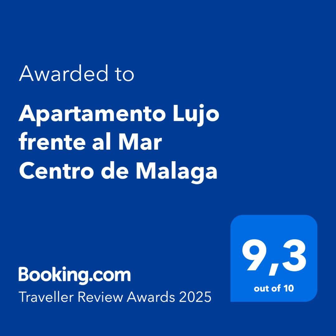 Apartamento Lujo frente al Mar Centro de Málaga Exterior foto