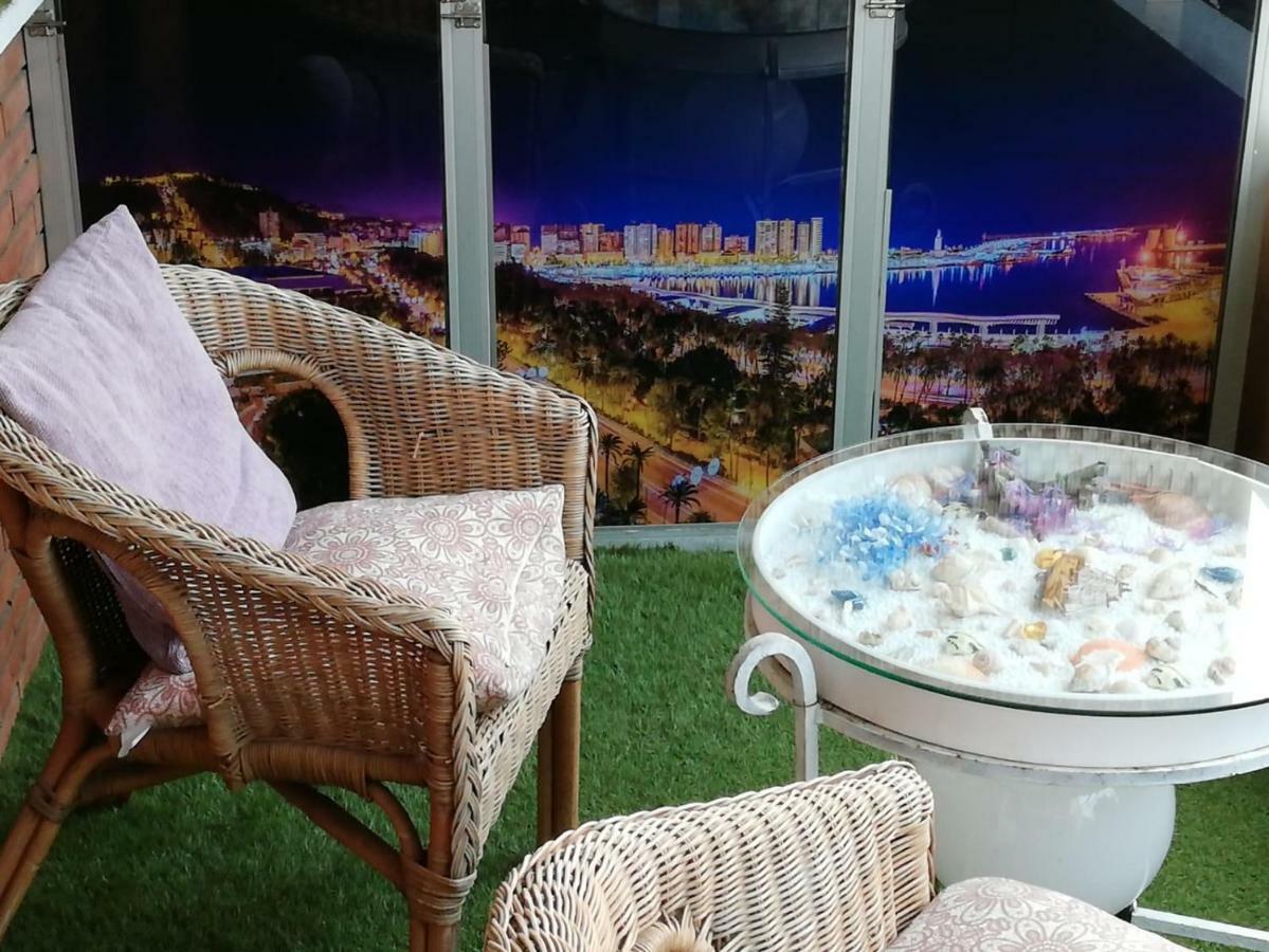 Apartamento Lujo frente al Mar Centro de Málaga Exterior foto
