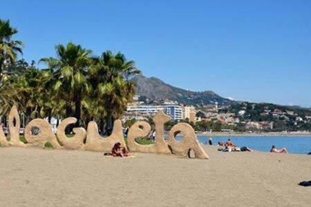 Apartamento Lujo frente al Mar Centro de Málaga Exterior foto